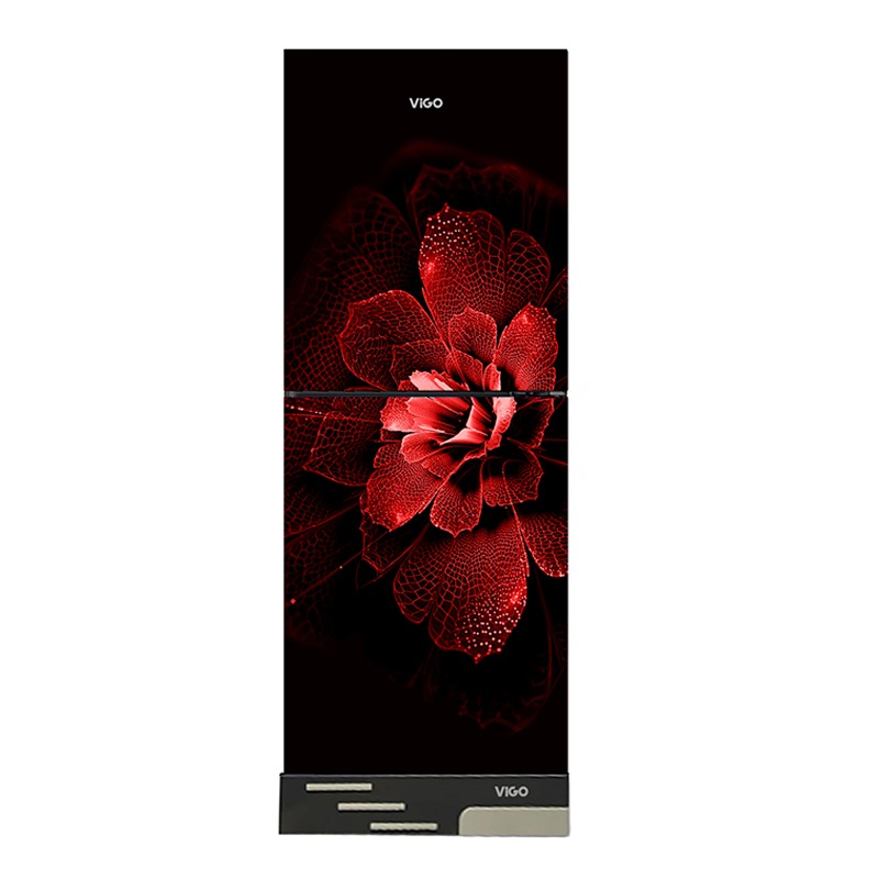 ViGo GD Refrigerator RE-185L Red Dark FL -BM