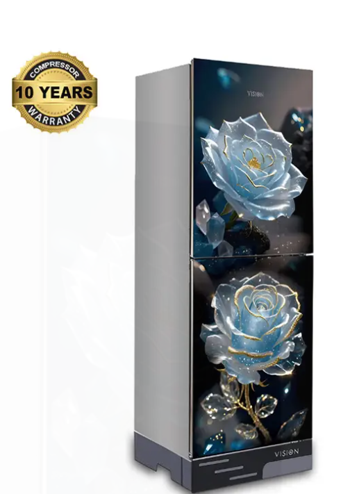 VISION Glass Door Refrigerator RE-242 Liter Digital Mineral FL