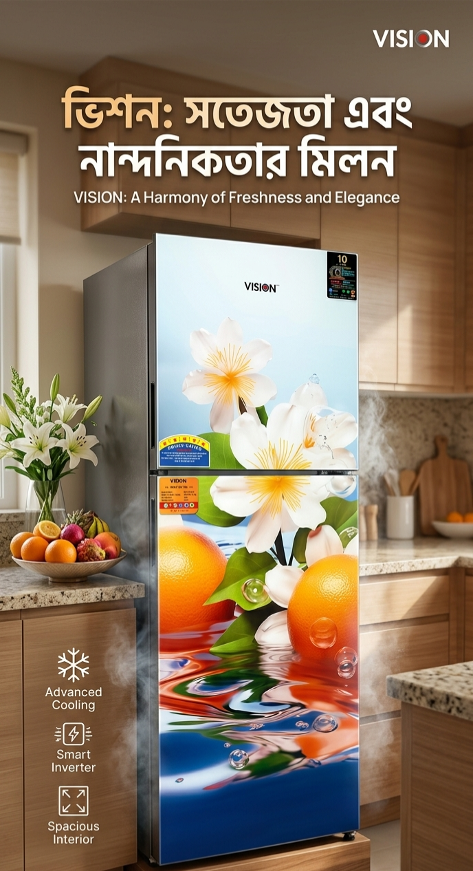 Mount  VISION Glass Door Refrigerator RE-142